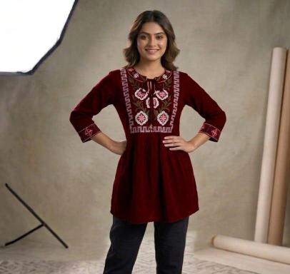 Krunique short top brand kurtis wholesale in delhi